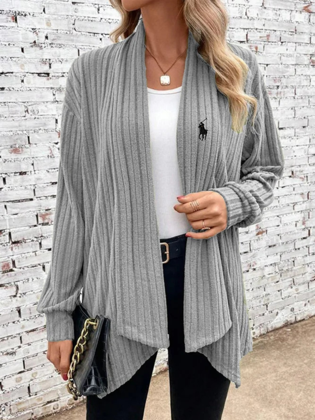 RL® Classic Ribbed Cardigan