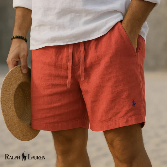 R&L | Pantalones cortos casuales de lino