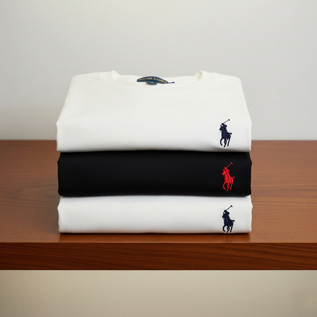 Edizione limitata: Confezione da 3 T-shirt basic R&L