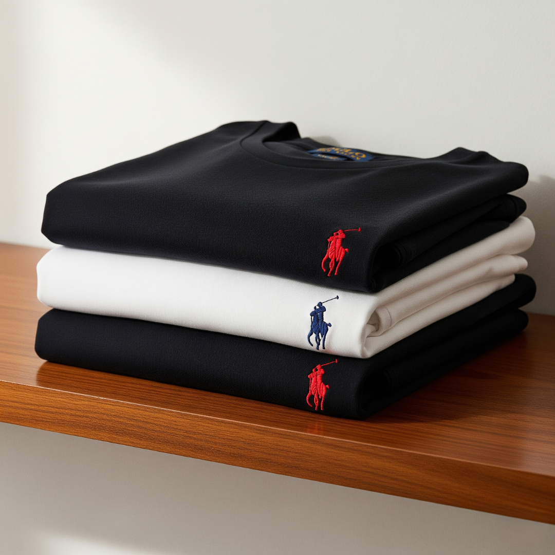 Edizione limitata: Confezione da 3 T-shirt basic R&L