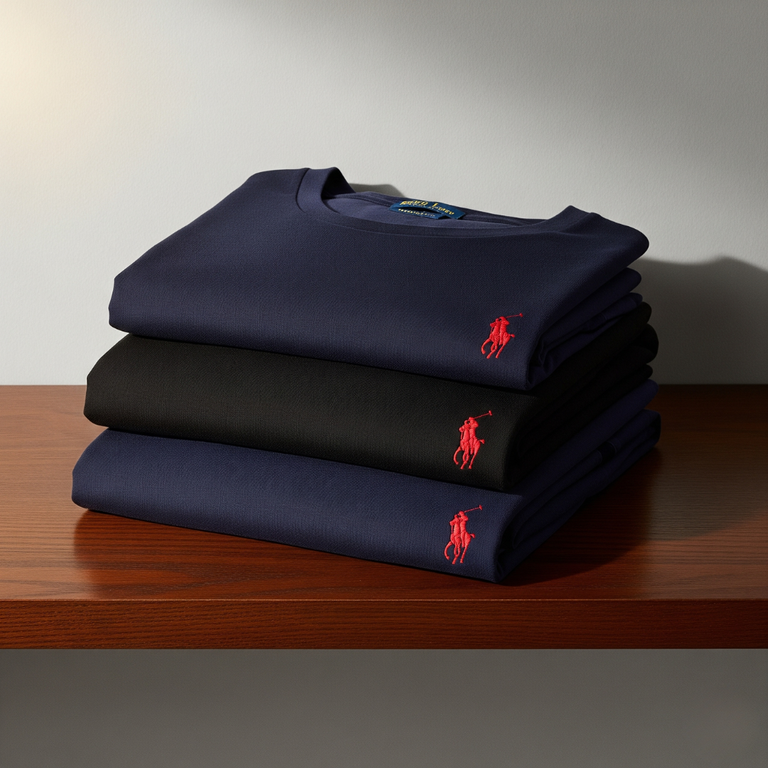 Edizione limitata: Confezione da 3 T-shirt basic R&L