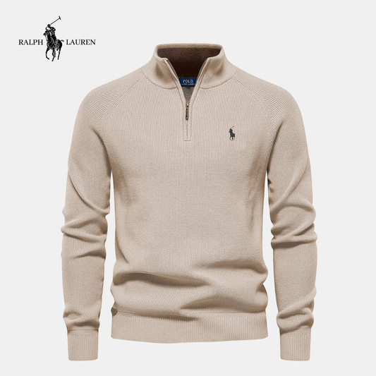 R&L | Maglione con chiusura al collo