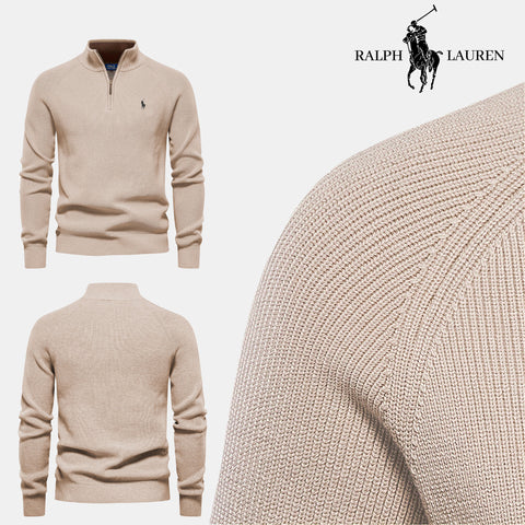 R&L | Maglione con chiusura al collo