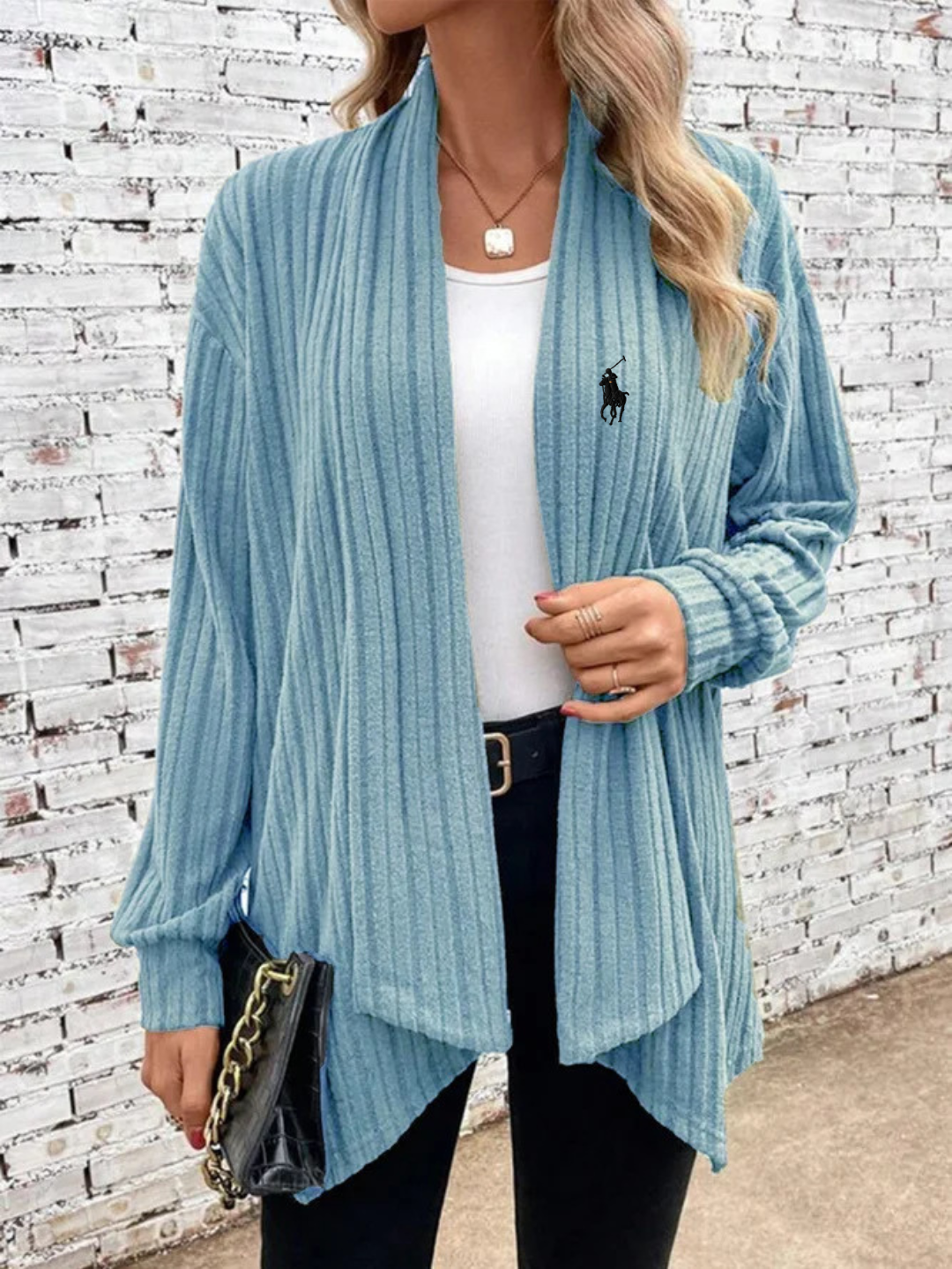 RL® Classic Ribbed Cardigan