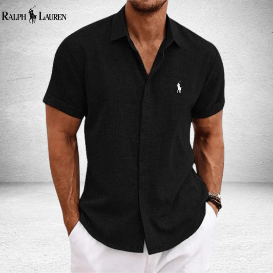 R&L | Camisa clásica de hombre en lino y algodón