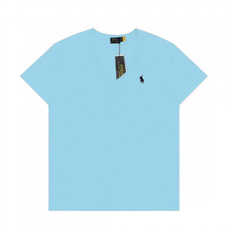 Camiseta Clásica RL con Cuello en V