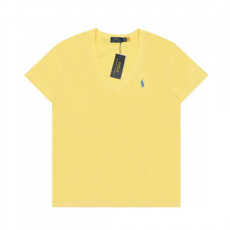 Camiseta Clásica RL con Cuello en V