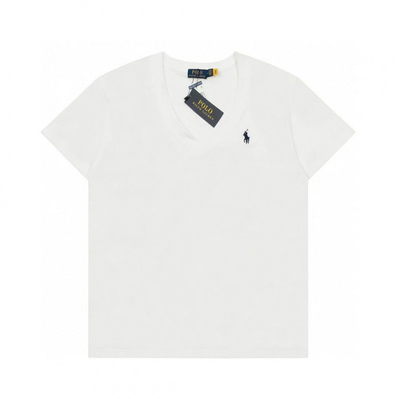 Camiseta Clásica RL con Cuello en V