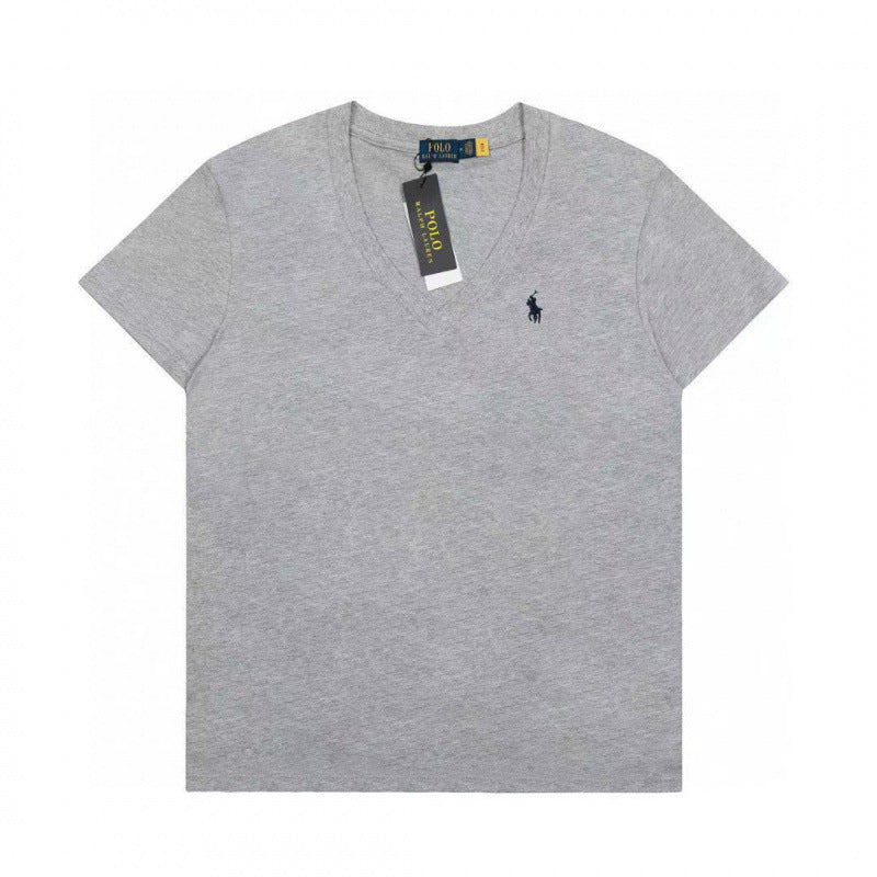 Camiseta Clásica RL con Cuello en V