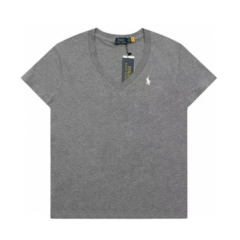 Camiseta Clásica RL con Cuello en V