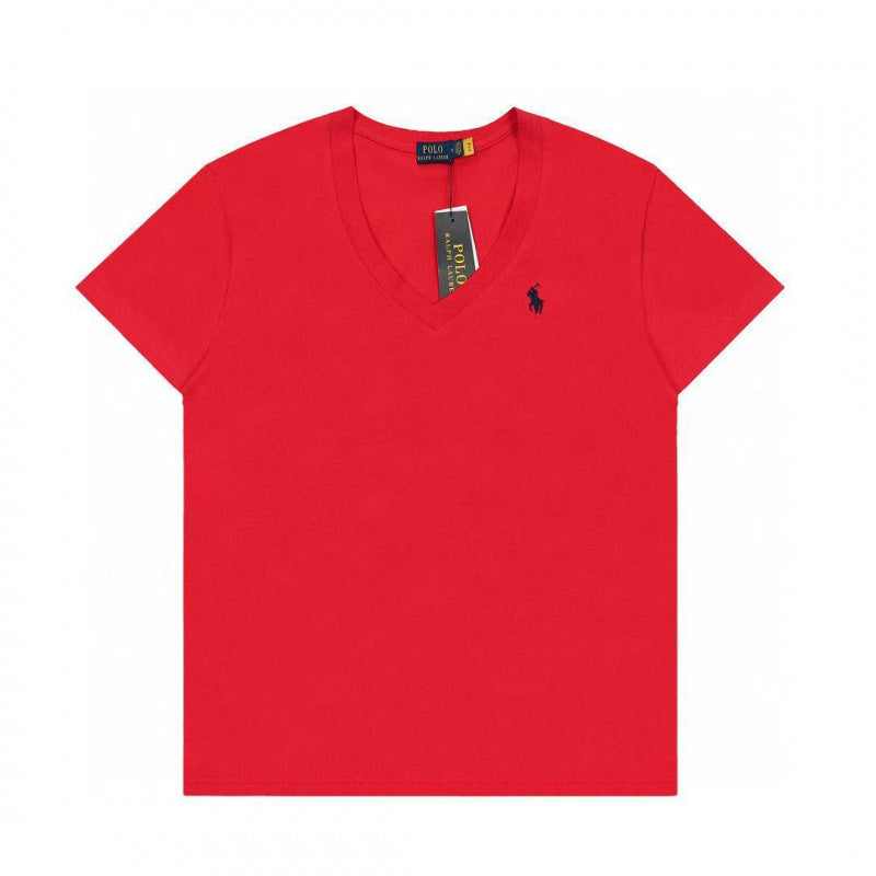Camiseta Clásica RL con Cuello en V