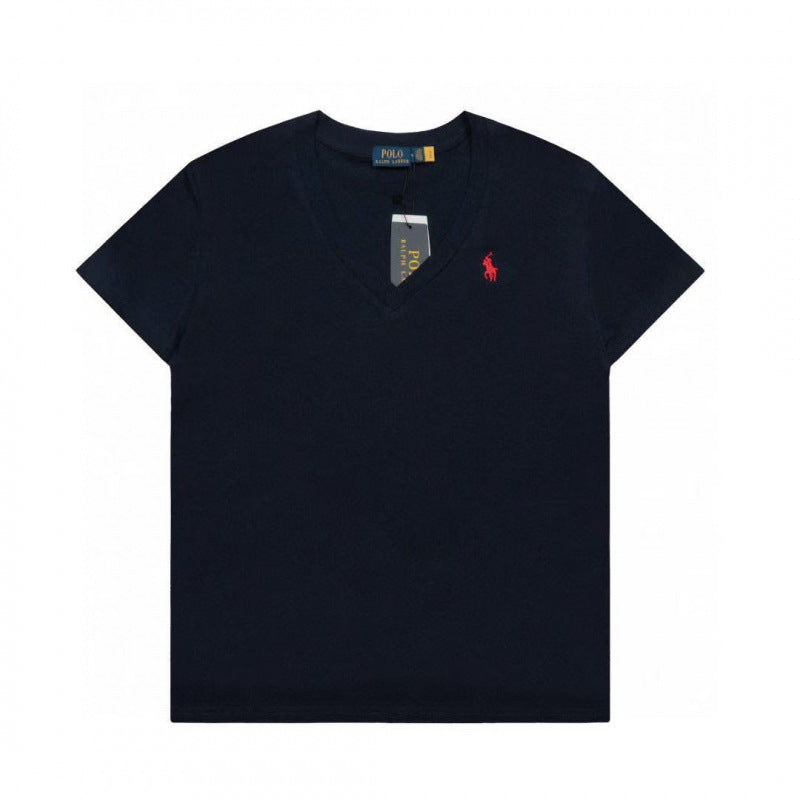 Camiseta Clásica RL con Cuello en V