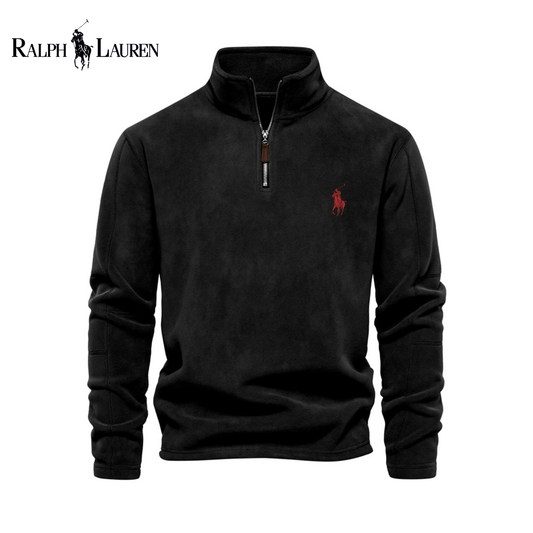 RL Heritage Quarter-Zip Fleece Sweater