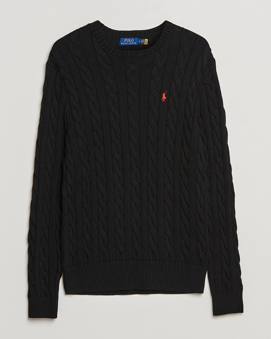 Maglione RL in Cotone a Treccia