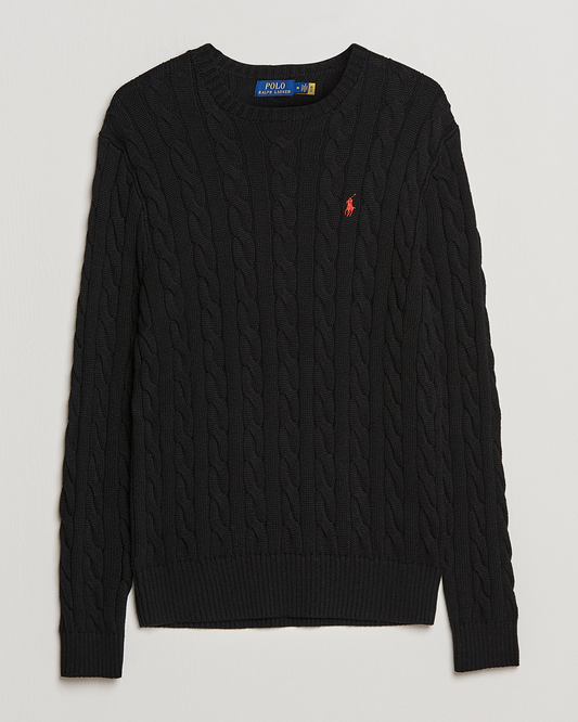 Maglione RL in Cotone a Treccia