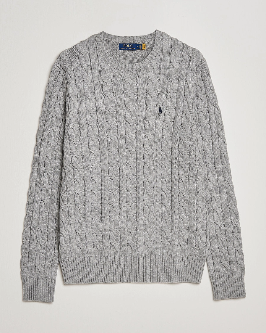 Maglione RL in Cotone a Treccia