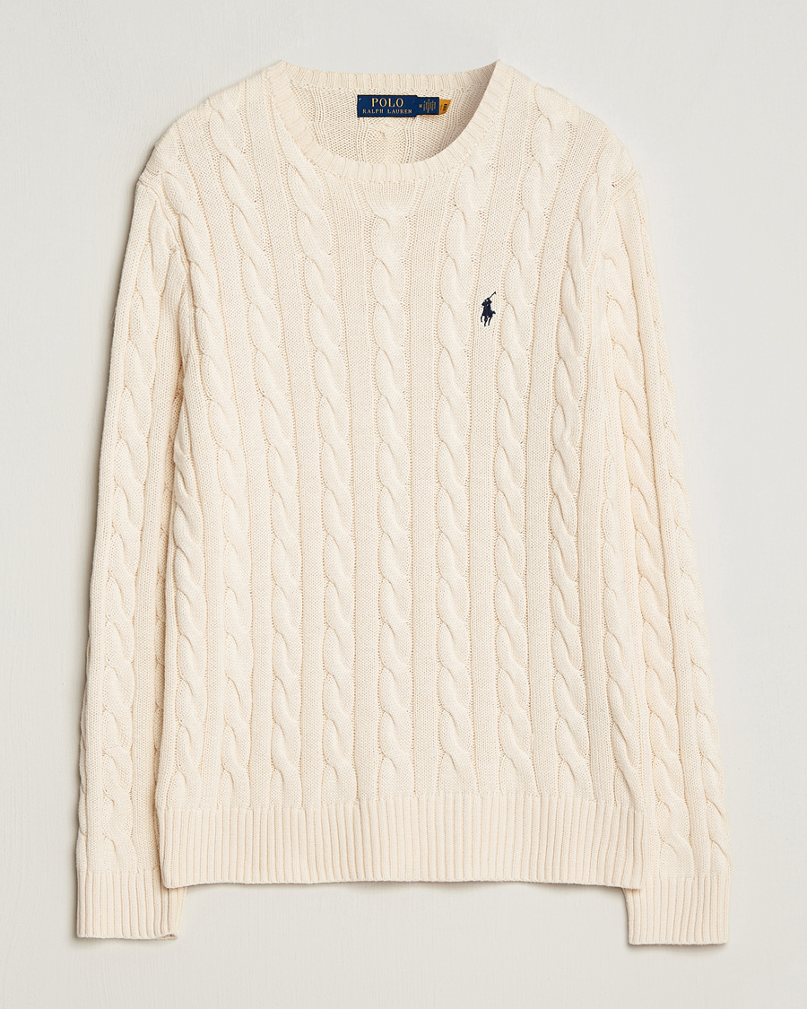Maglione RL in Cotone a Treccia