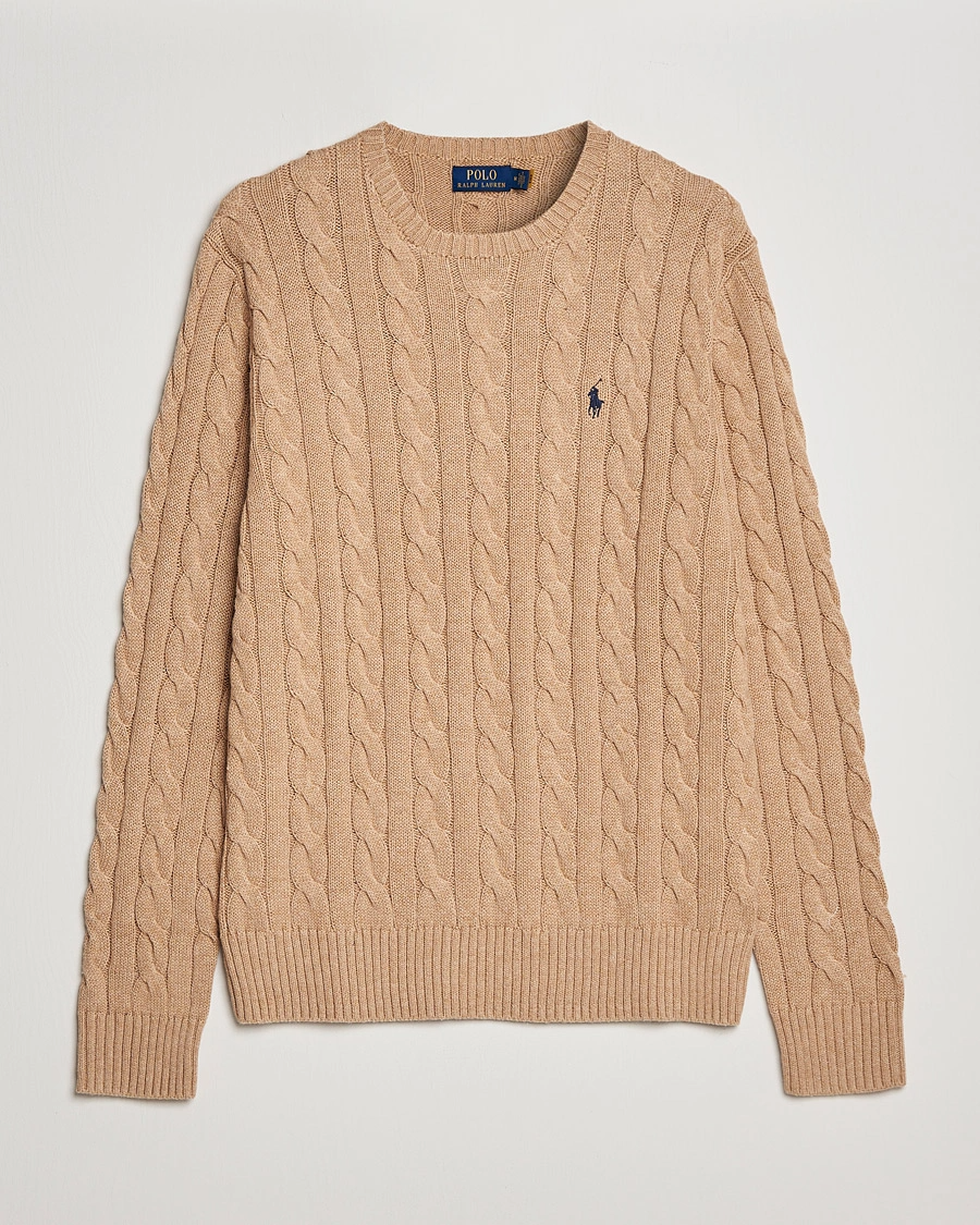 Maglione RL in Cotone a Treccia