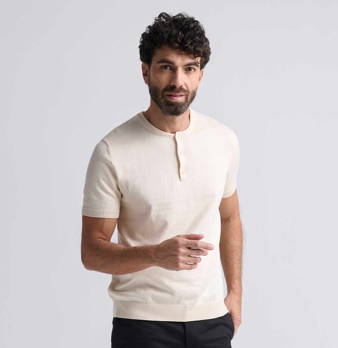 Paquete de 2 camisetas Henley Tricot