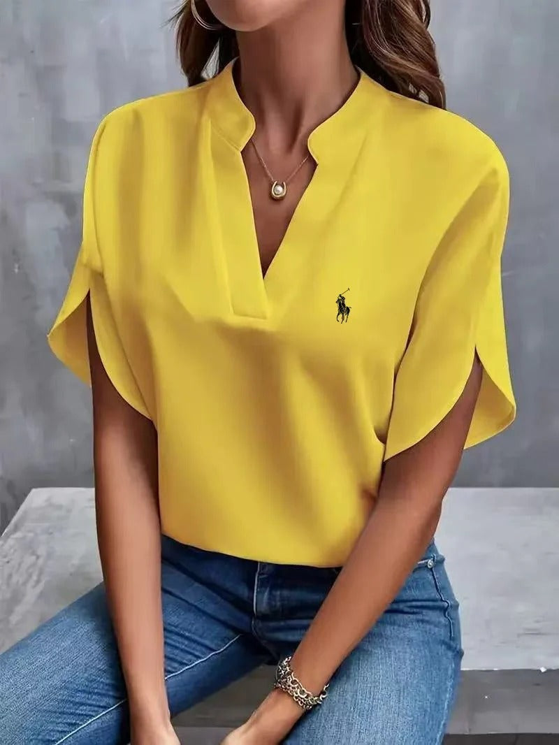 Blusa RL® Versátil con Mangas Abiertas