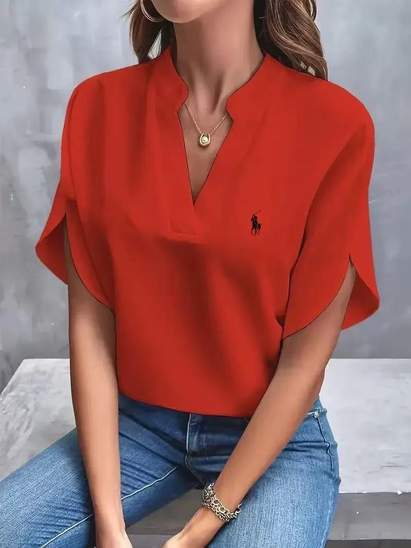 Blusa RL® Versátil con Mangas Abiertas