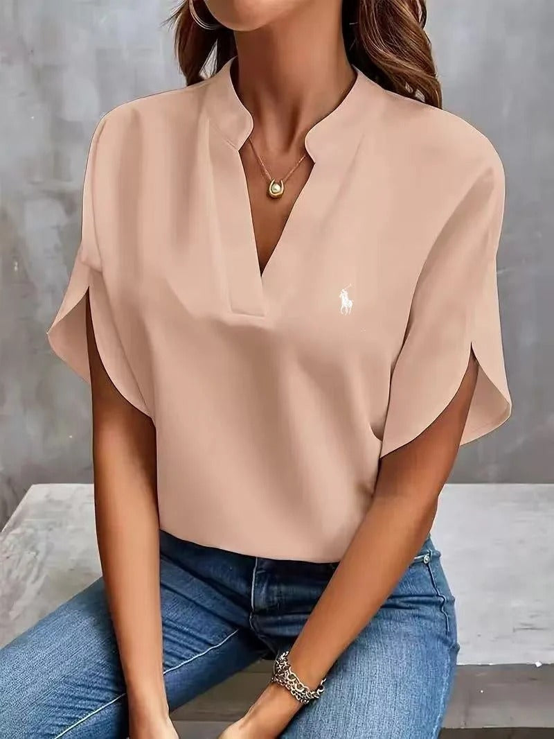 Blusa RL® Versátil con Mangas Abiertas