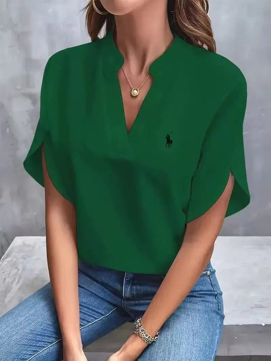 Blusa RL® Versátil con Mangas Abiertas