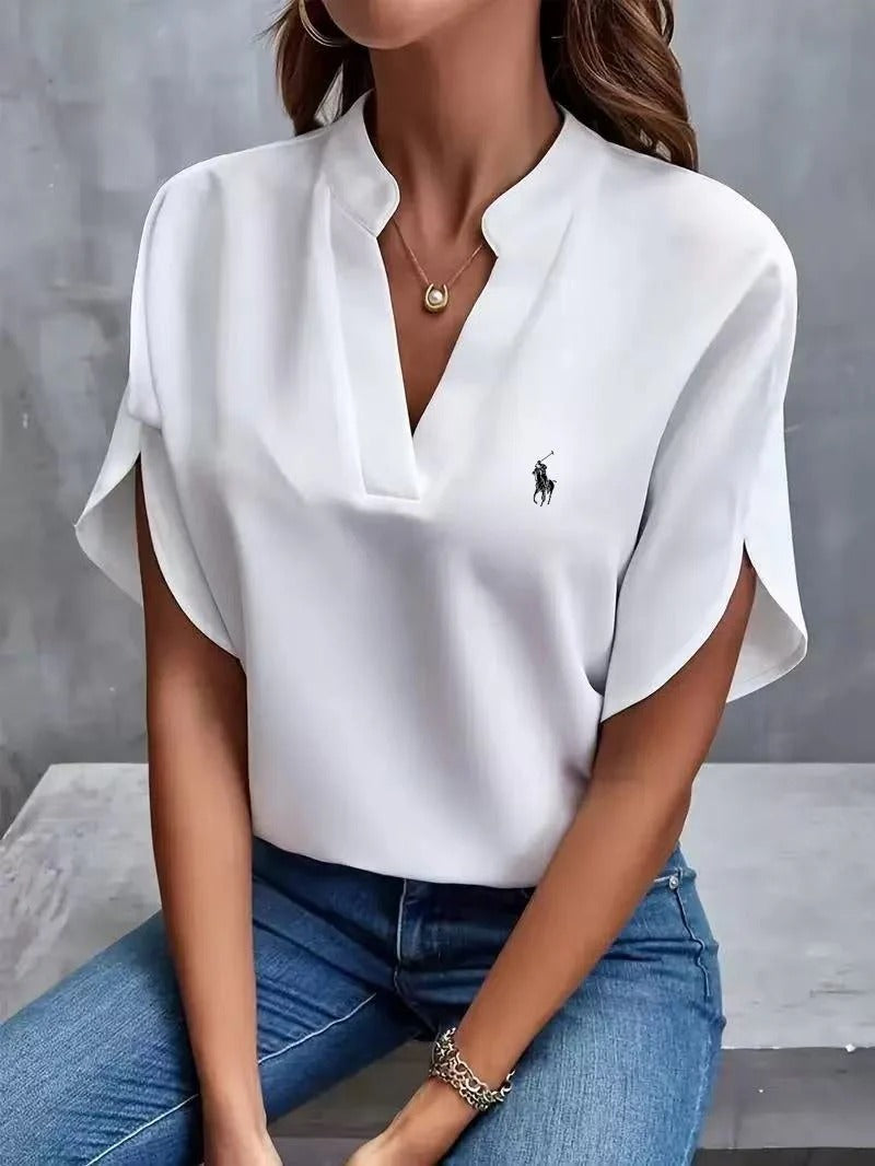 Blusa RL® Versátil con Mangas Abiertas