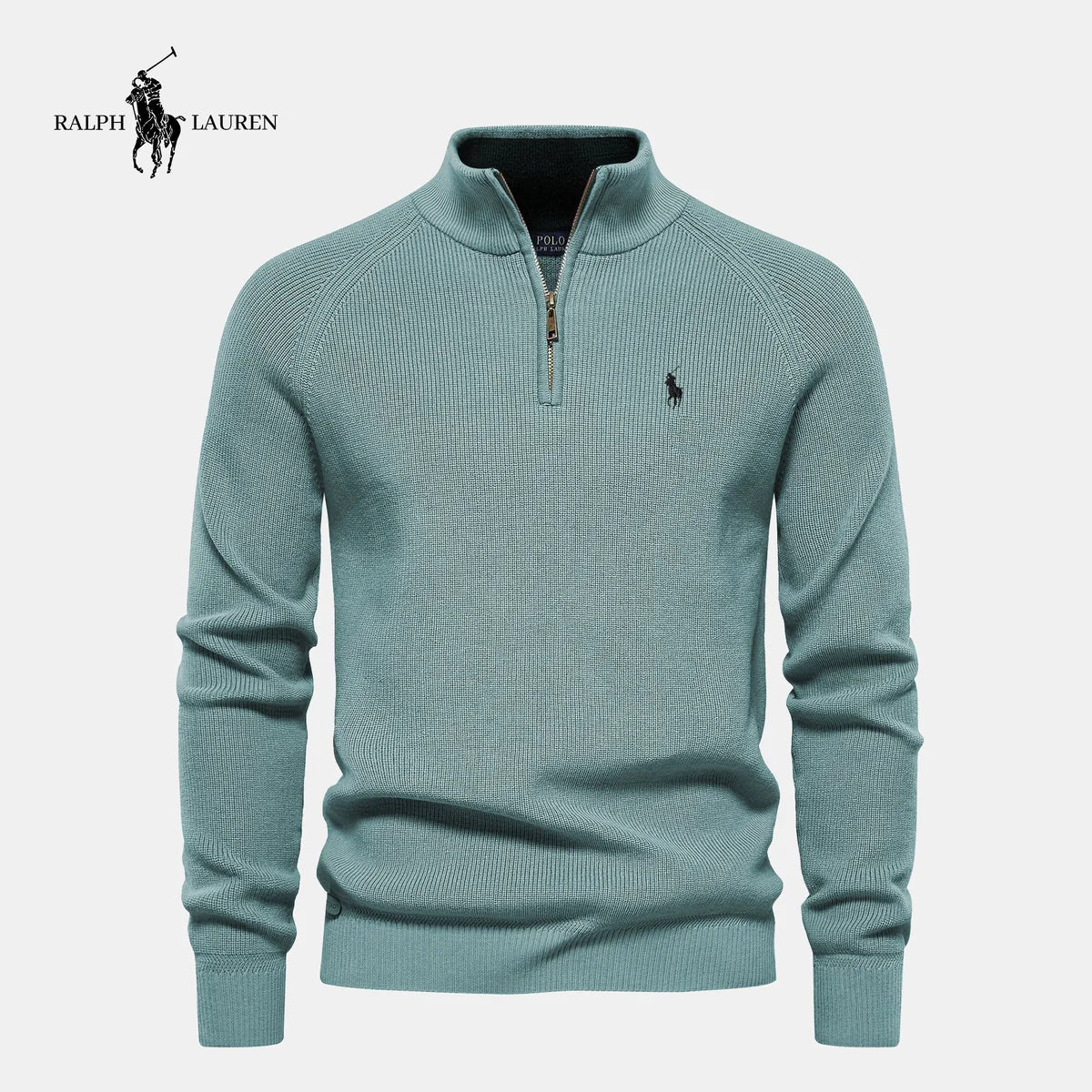 R&L | Maglione con chiusura al collo